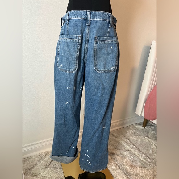 We The Free Palmer Cuffed Wide Leg Jeans in 100 Years size 27 - Picture 6 of 7